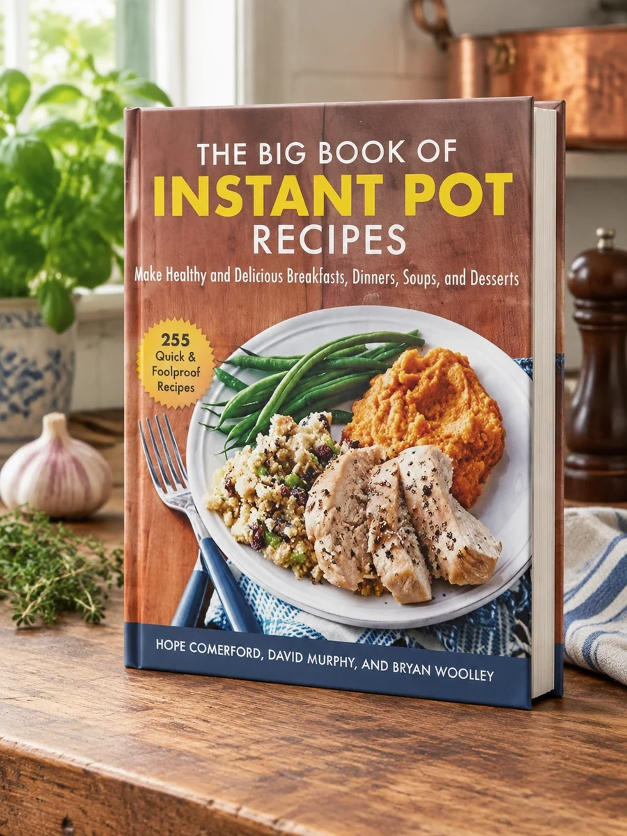The Big Book of Instant Pot Recipes: Make Healthy and Delicious Breakfasts, Dinners, Soups, and Desserts