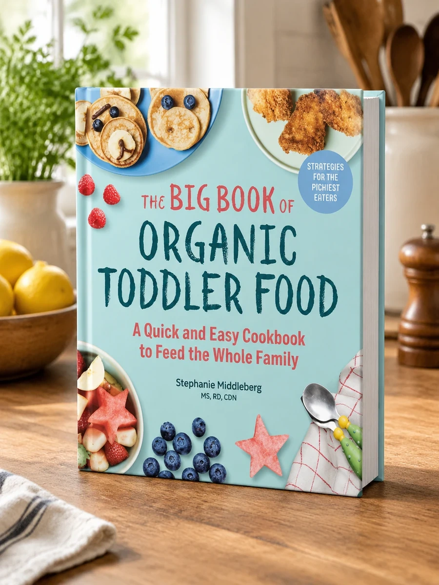 The Big Book of Organic Toddler Food: A Quick and Easy Cookbook to Feed the Whole Family