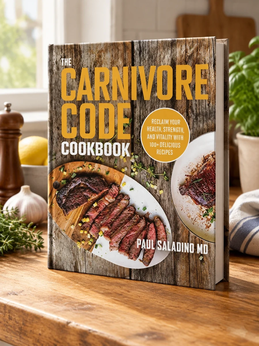 The Carnivore Code Cookbook: Reclaim Your Health, Strength, and Vitality with 100+ Delicious Recipes