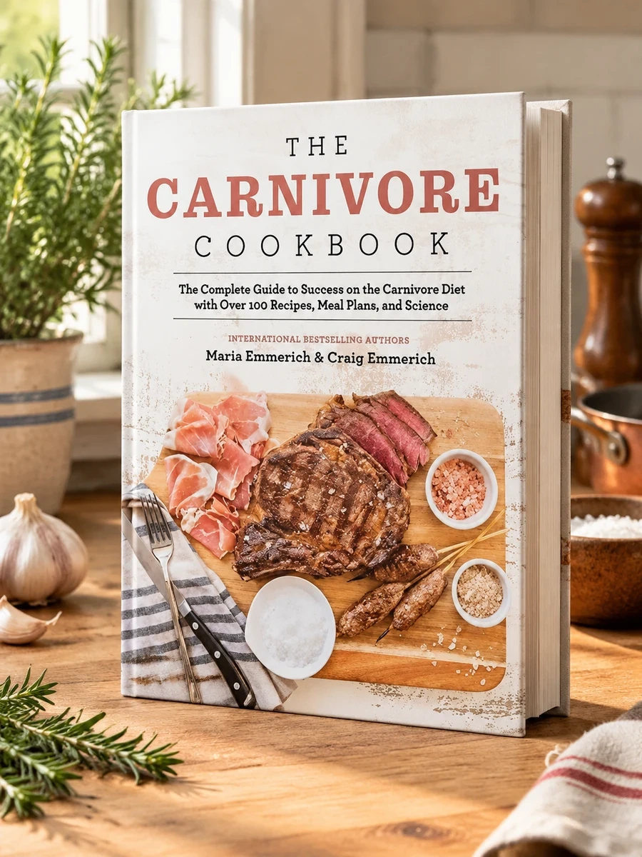 The Carnivore Cookbook: The Complete Guide to Success on the Carnivore Diet with Over 100 Recipes, Meal Plans, and Science