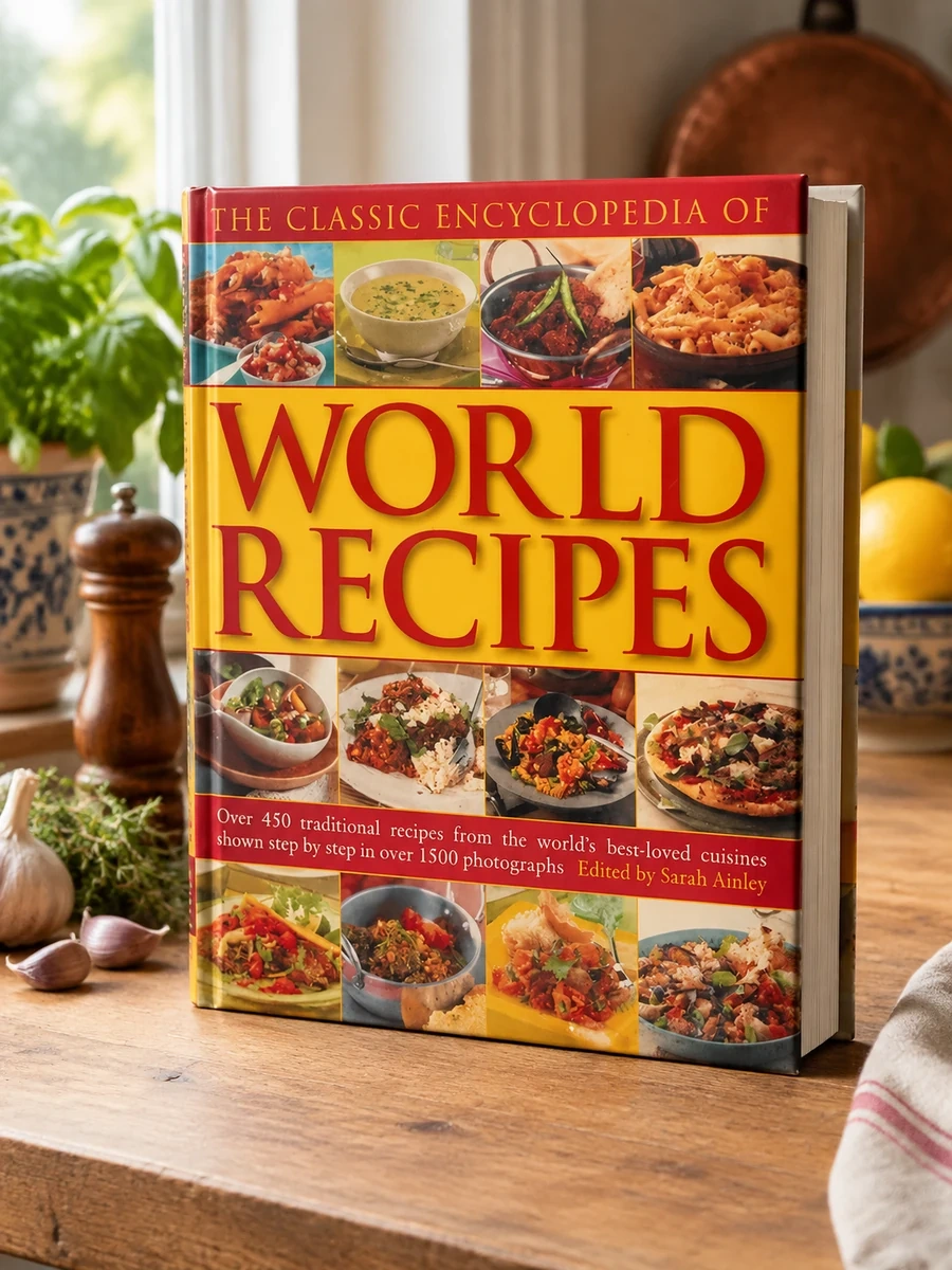 The Classic Encyclopedia of World Recipes: Over 450 Traditional Recipes from the World's Best-Loved Cuisines Shown Step by Step in Over 1500 Photographs