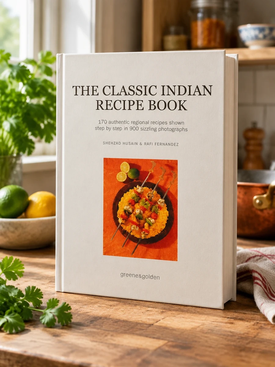 The Classic Indian Recipe Book: 170 Authentic Regional Recipes Shown Step by Step in 900 Sizzling Photographs