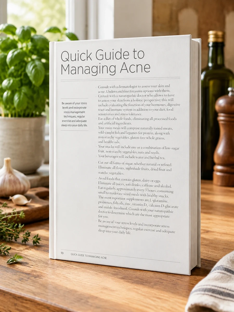 The Complete Acne Health and Diet Guide: Naturally Clear Skin Without Antibiotics