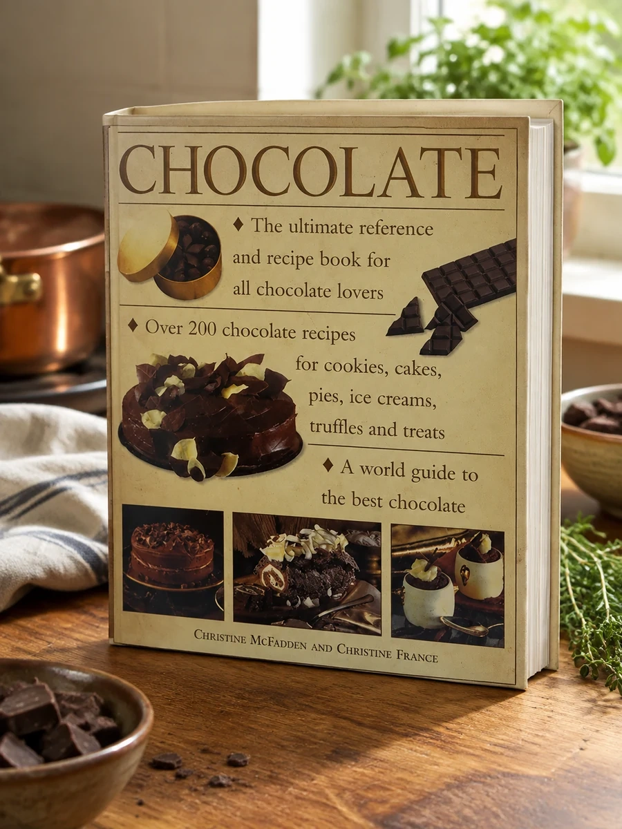 The Complete Book of Chocolate and 200 Chocolate Recipes: Over 200 Delicious, Easy-To-Make Recipes for Total Indulgence, from Cookies to Cakes, Shown Step