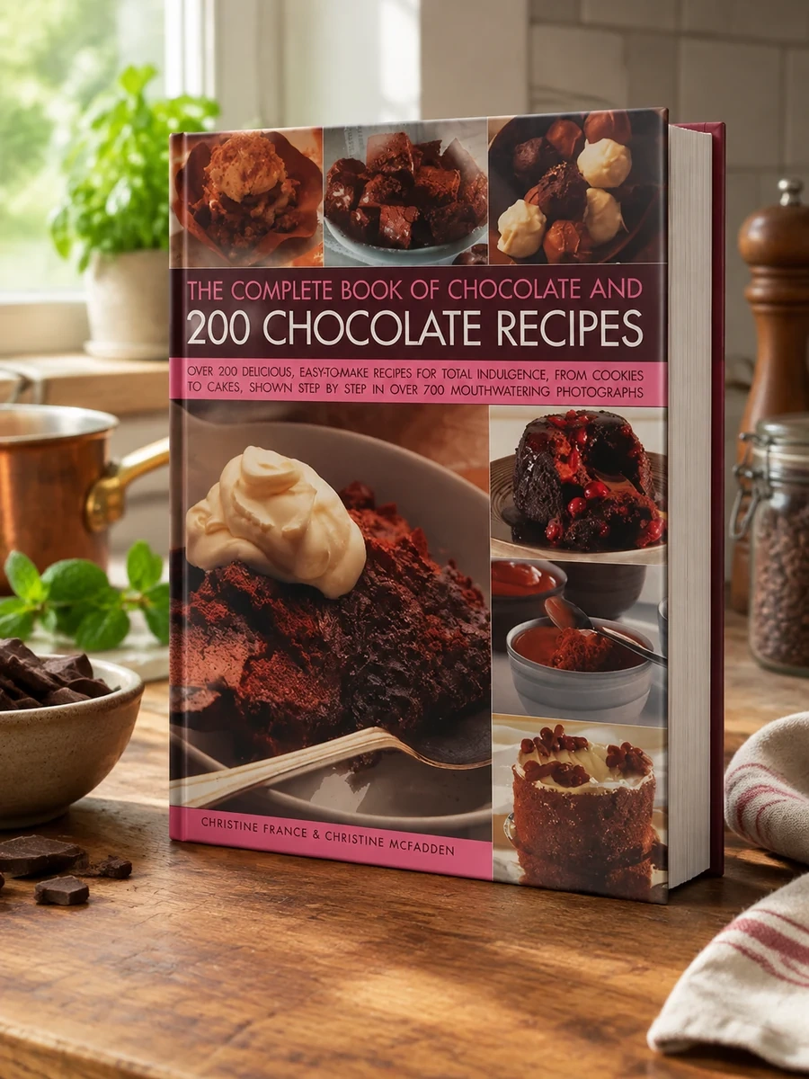 The Complete Book of Chocolate and 200 Chocolate Recipes: Over 200 Delicious Easy-To-Make Recipes for Complete Indulgence, from Cookies to Cakes, Shown St