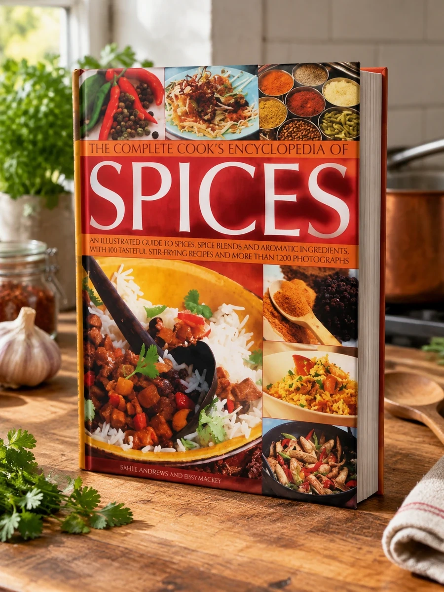 The Complete Cook's Encyclopedia of Spices: An Illustrated Guide to Spices, Spice Blends and Aromatic Ingredients, with 100 Taste-Tingling Recipes and Mor