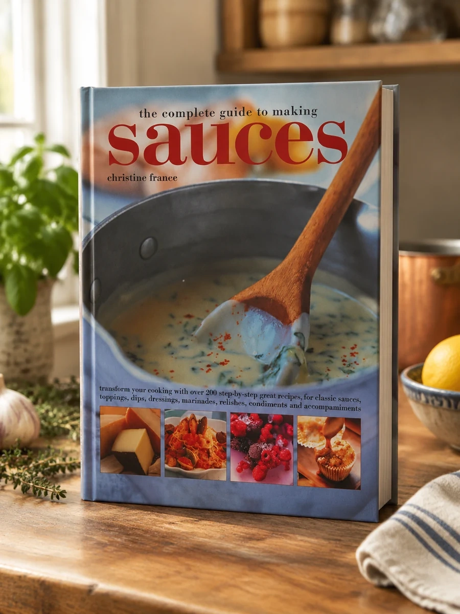 The Complete Guide to Making Sauces: Transform Your Cooking with Over 200 Step-By-Step Great Recipes for Classic Sauces, Toppings, Dips, Dressings, Marina