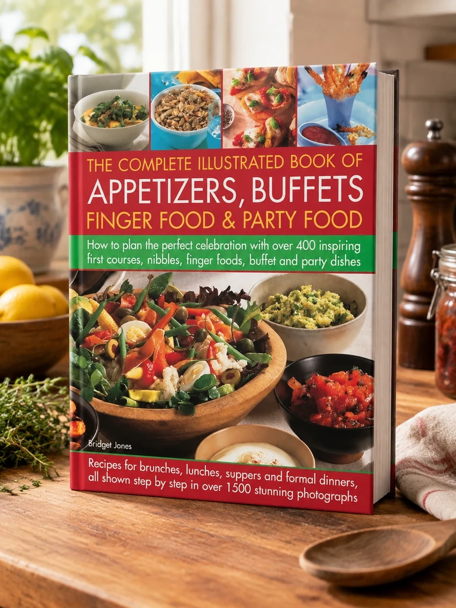 The Complete Illustrated Book of Appetizers, Buffets, Finger Food & Party Food: How to Plan the Perfect Celebration with Over 400 Inspiring First Course,