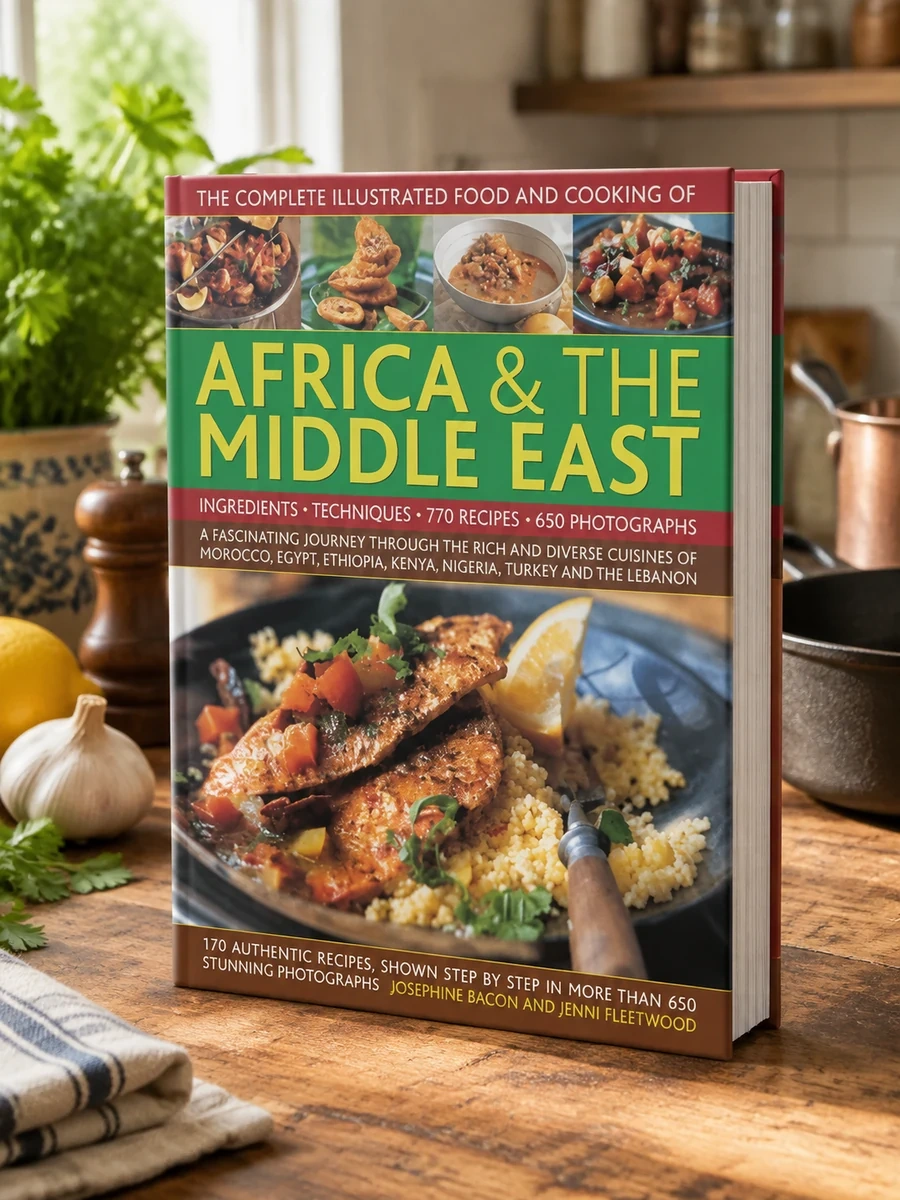 The Complete Illustrated Food and Cooking of Africa & the Middle East: Ingredients, Techniques
