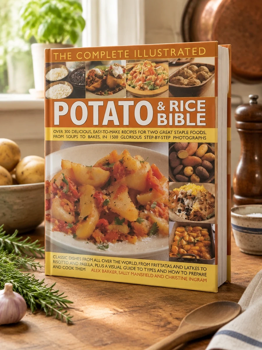 The Complete Illustrated Potato & Rice Bible: Over 350 Delicious, Easy-To-Make Recipes for Two Great Staple Foods, from Soups to Bakes, in 1500 Glorious S