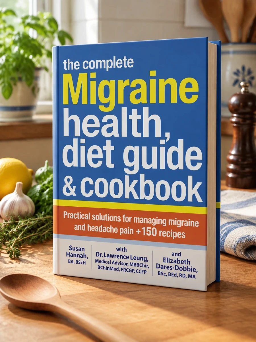 The Complete Migraine Health, Diet Guide and Cookbook: Practical Solutions for Managing Migraine and Headache Pain Plus 150 Recipes
