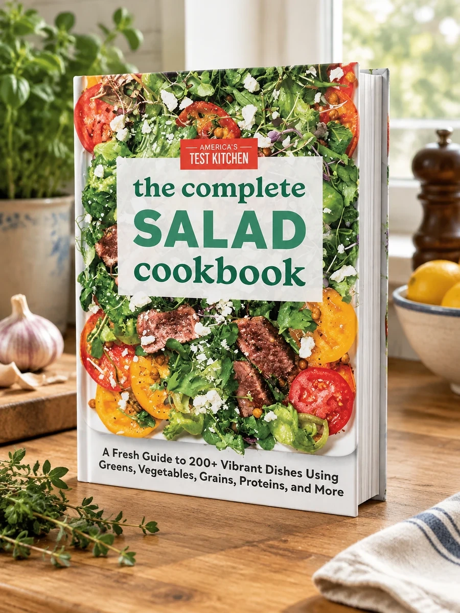 The Complete Salad Cookbook: A Fresh Guide to 200+ Vibrant Dishes Using Greens, Vegetables, Grains, Proteins, and More