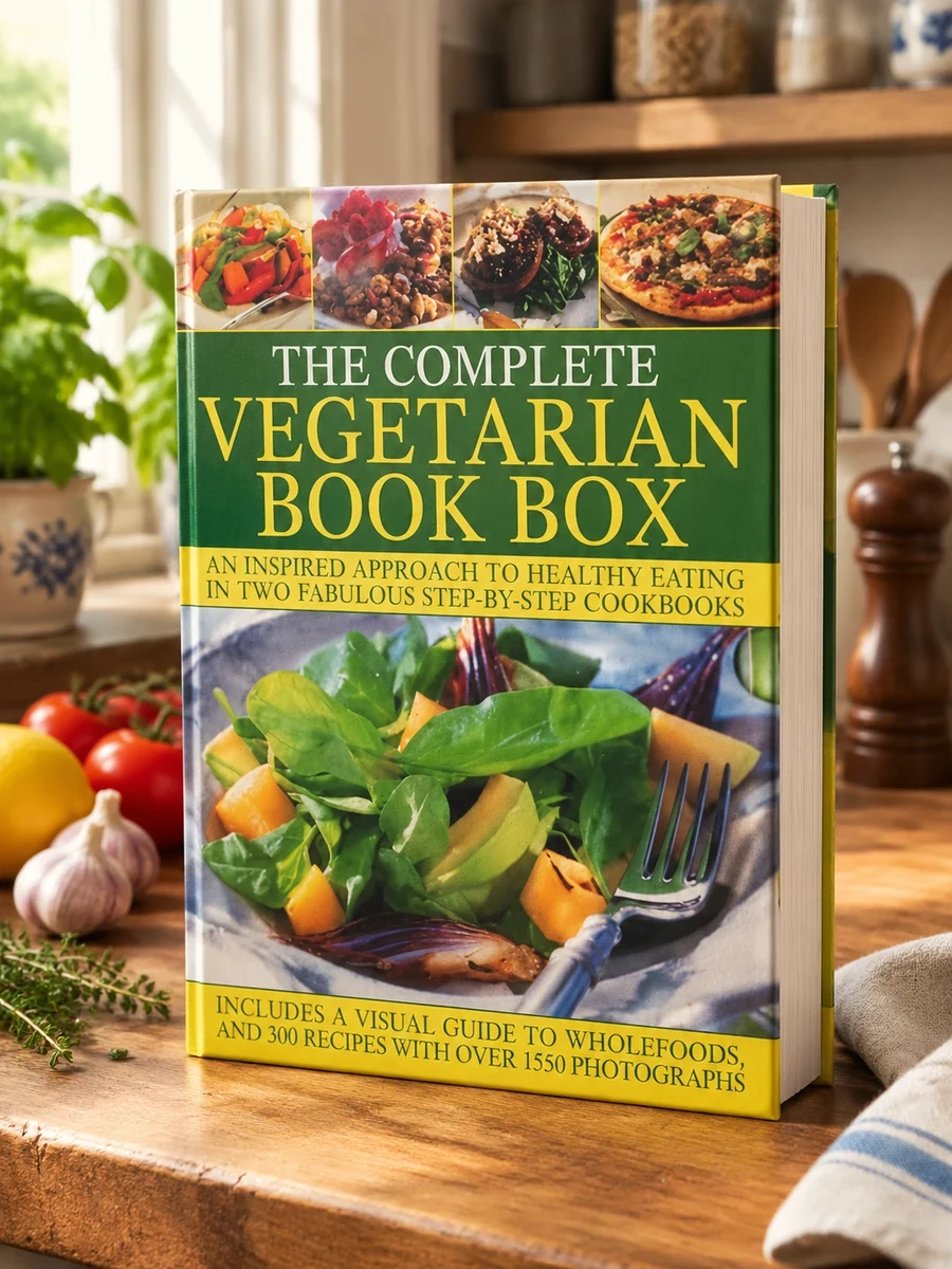 The Complete Vegetarian Book Box: An Inspired Approach to Healthy Eating in Two Fabulous Step-By-Step Cookbooks