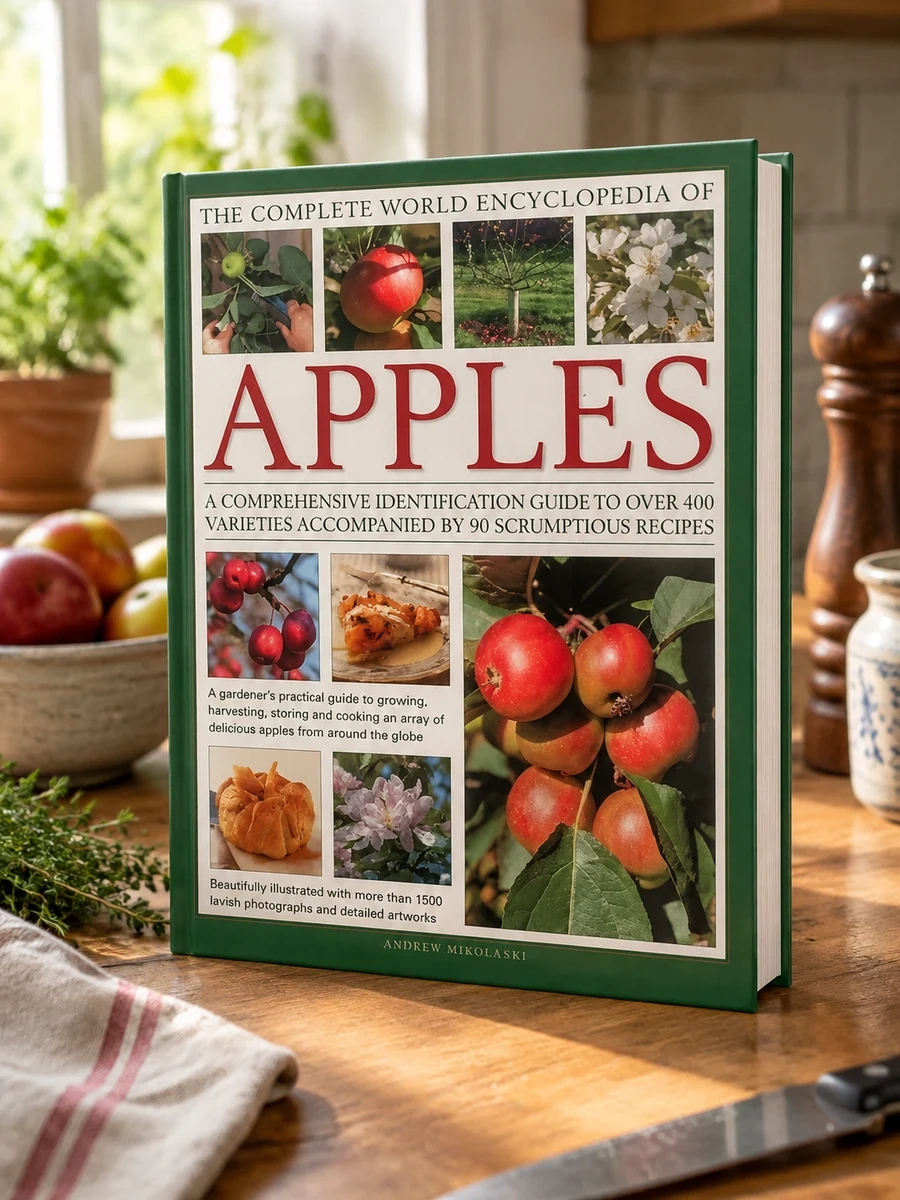 The Complete World Encyclopedia of Apples: A Comprehensive Identification Guide to Over 400 Varieties Accompanied by 95 Scrumptious Recipes