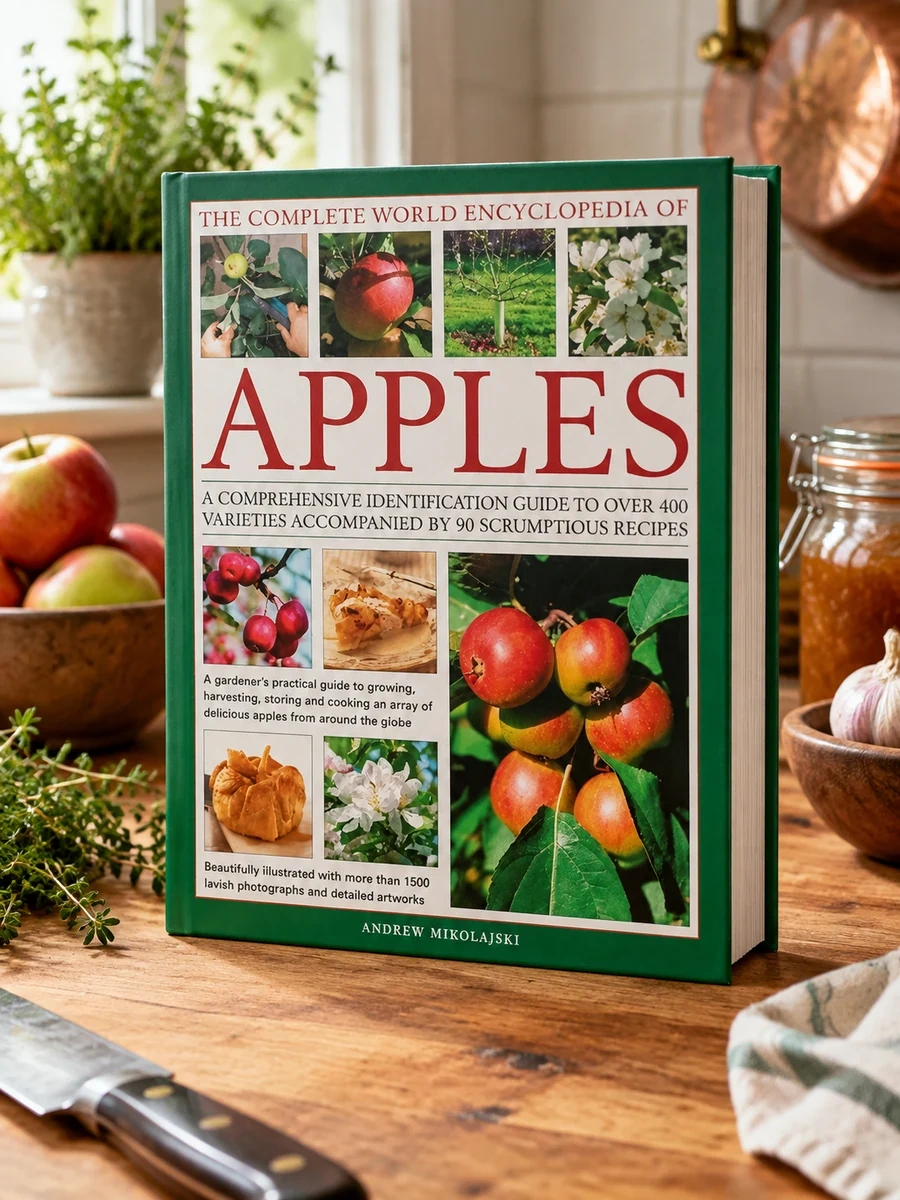 The Complete World Encyclopedia of Apples: A Comprehensive Identification Guide to Over 400 Varieties Accompanied by 90 Scrumptious Recipes