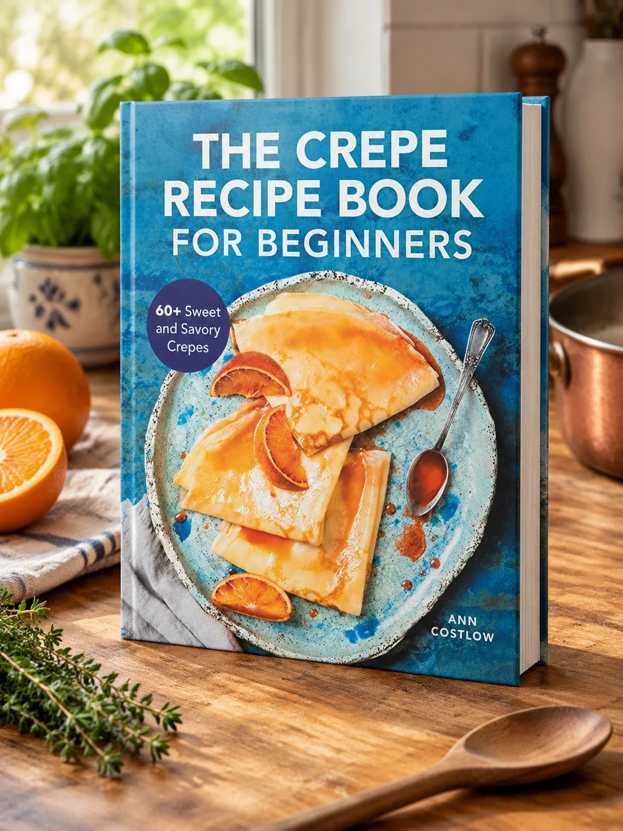 The Crepe Recipe Book for Beginners: 60+ Sweet and Savory Crepes