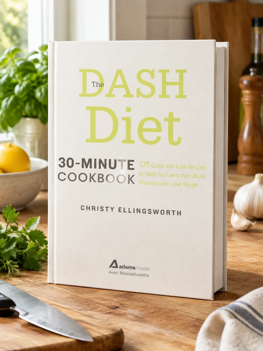 Cover of The Dash Diet 30-Minute Cookbook: 175 Quick and Easy Recipes to Help You Lower Your Blood Pressure and Lose Weight