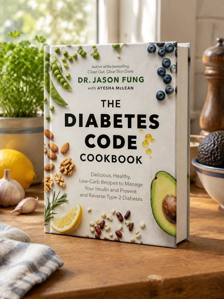 The Diabetes Code Cookbook: Delicious, Healthy, Low-Carb Recipes to Manage Your Insulin and Prevent and Reverse Type 2 Diabetes