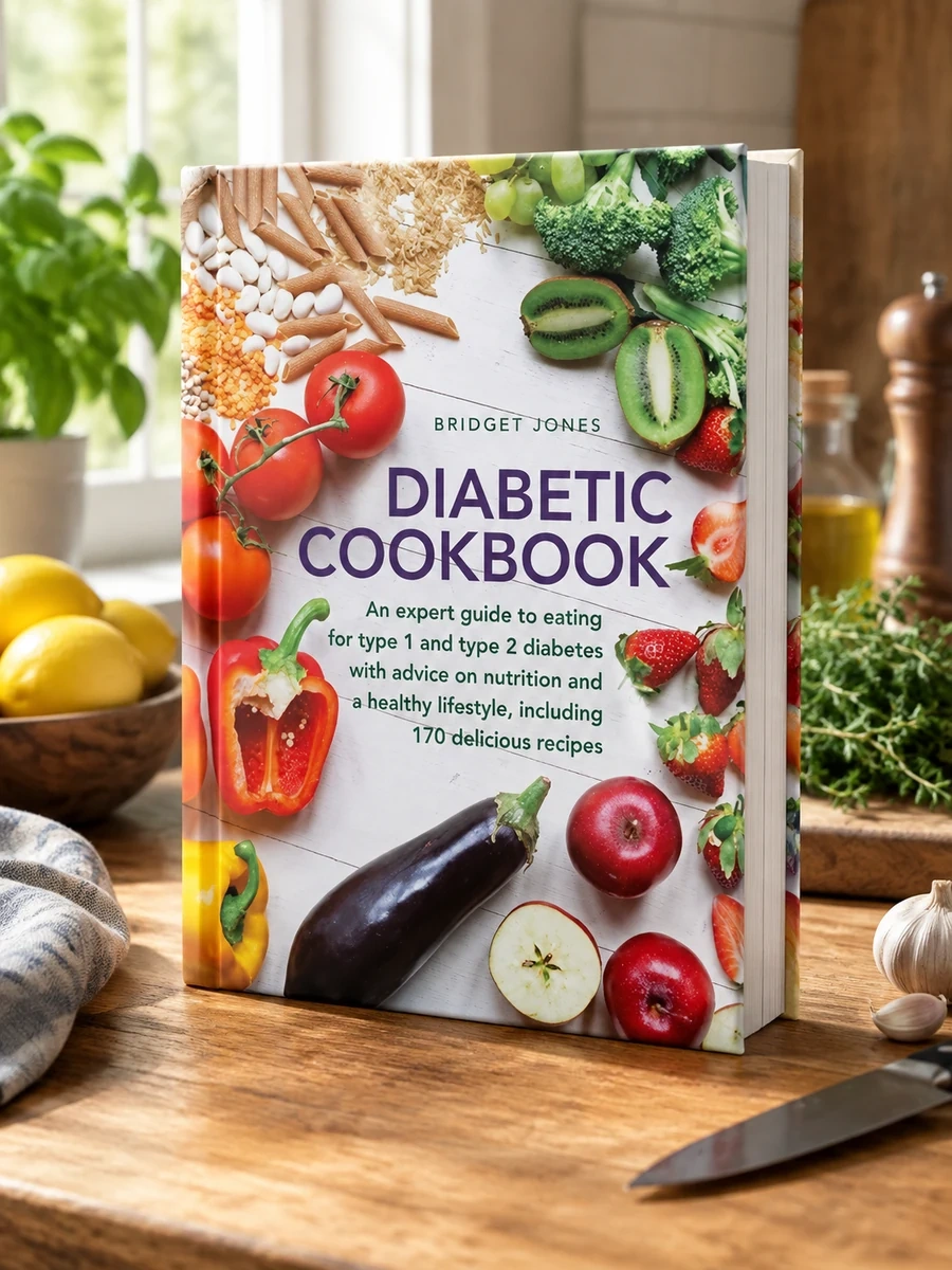 The Diabetic Cookbook: An Expert Guide to Eating for Type 1 and Type 2 Diabetes, with Advice on Nutrition and a Healthy Lifestyle, and with 170 Delicious