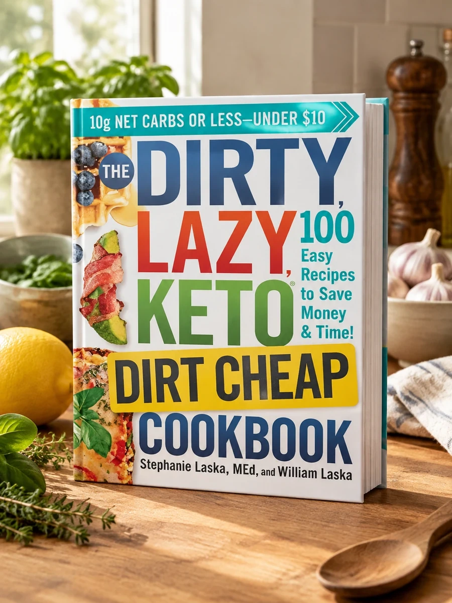 The Dirty, Lazy, Keto Dirt Cheap Cookbook: 100 Easy Recipes to Save Money & Time!