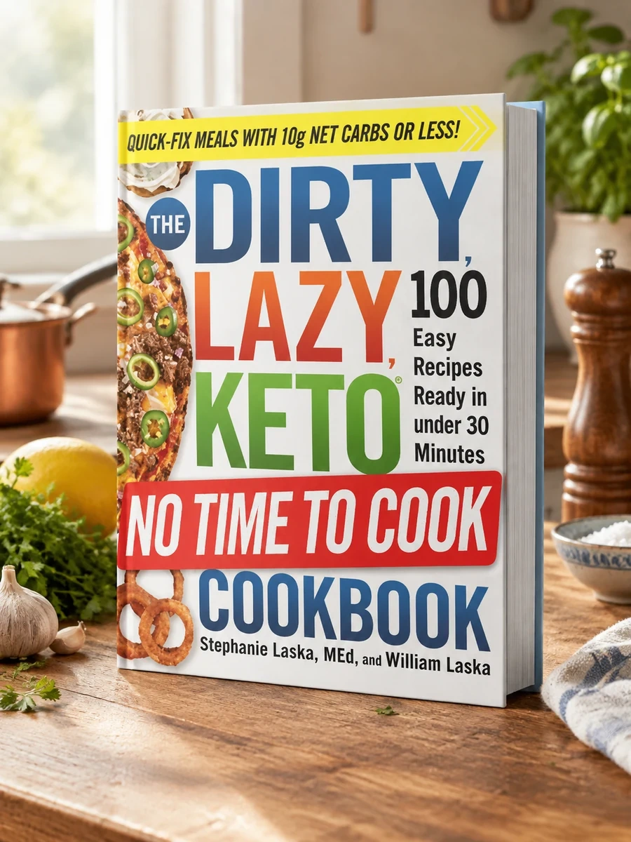 The Dirty, Lazy, Keto No Time to Cook Cookbook: 100 Easy Recipes Ready in Under 30 Minutes