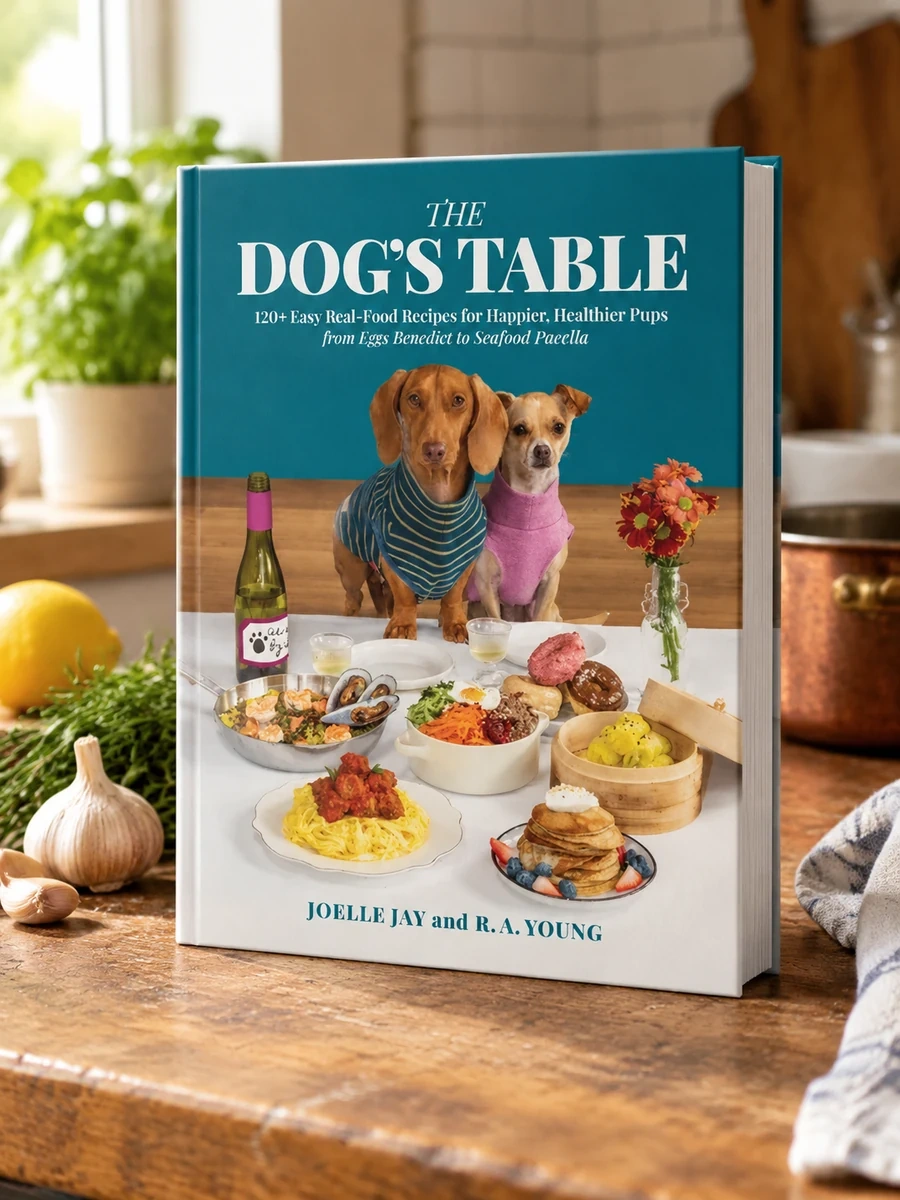 The Dog's Table: 120+ Easy Real-Food Recipes for Happier, Healthier Pups--From Eggs Benedog to Seafood Pawella
