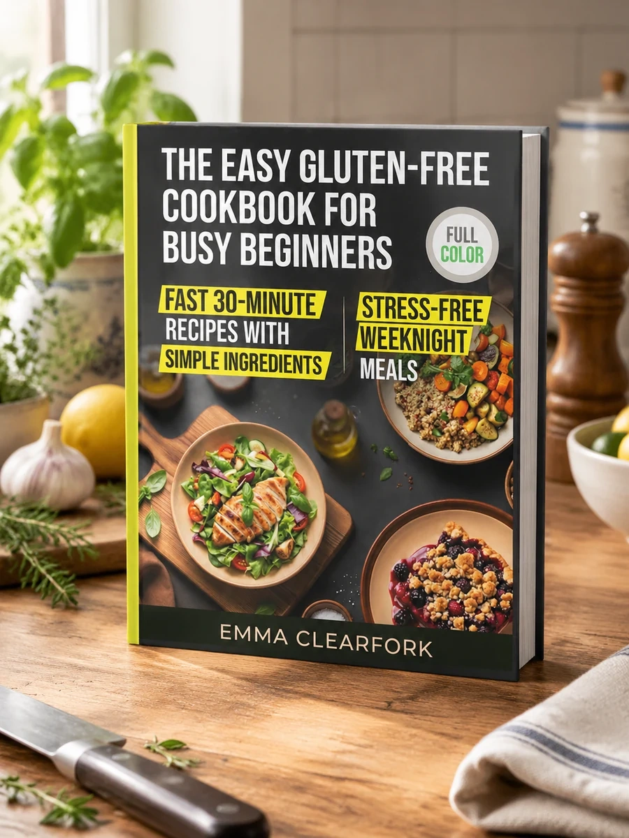 The Easy Gluten-Free Cookbook for Busy Beginners: Fast 30-Minute Recipes with Simple Ingredients for Stress-Free Weeknight Meals (Simple Healthy Diets Series)