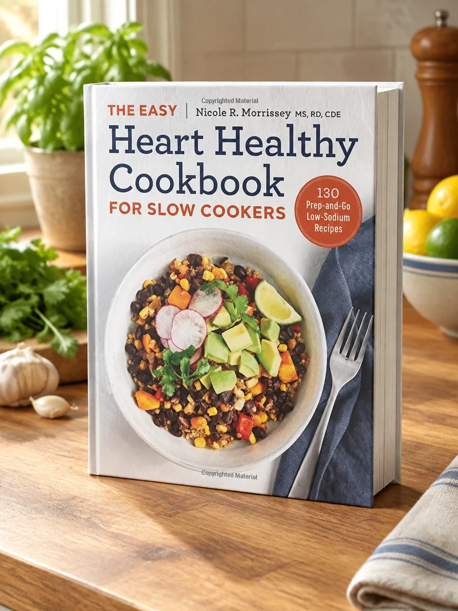 The Easy Heart Healthy Cookbook for Slow Cookers: 130 Prep-And-Go Low-Sodium Recipes