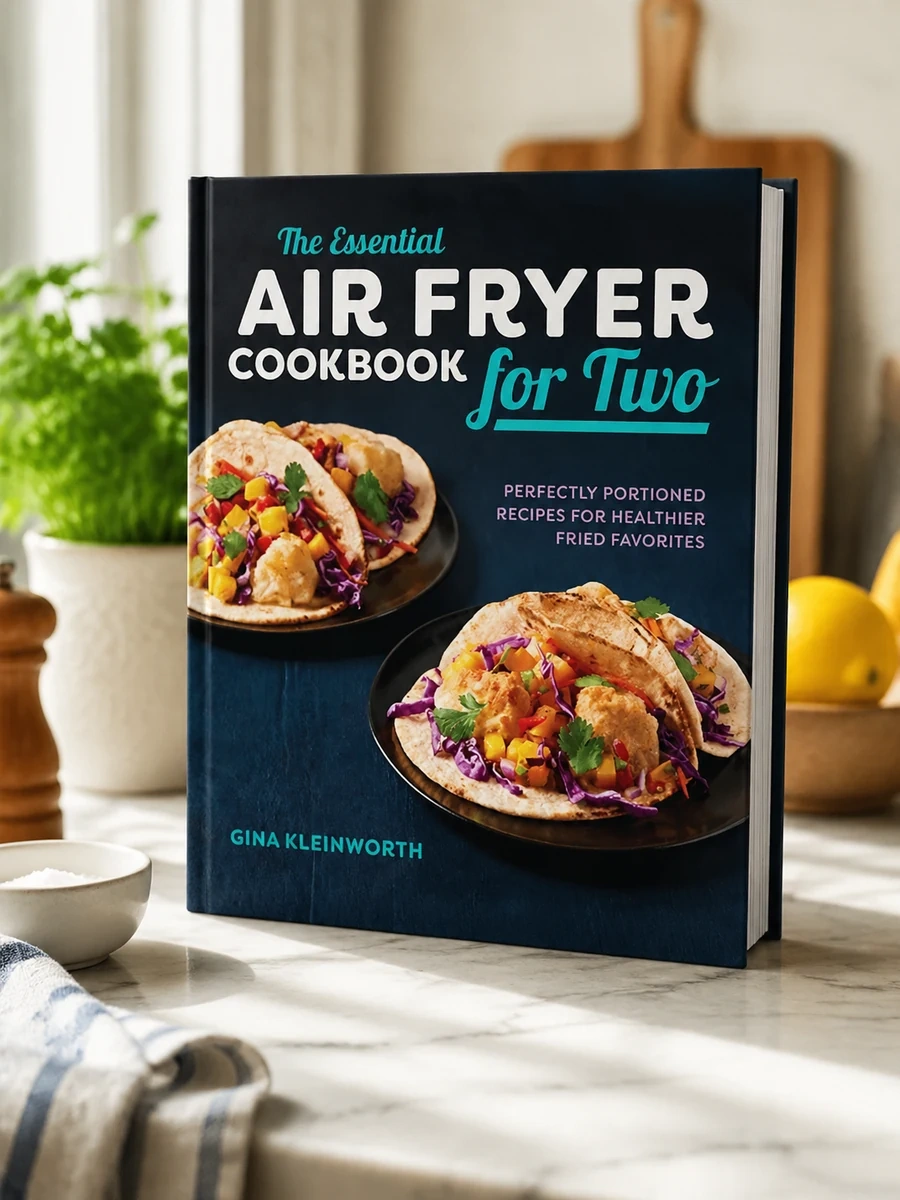 The Essential Air Fryer Cookbook for Two: Perfectly Portioned Recipes for Healthier Fried Favorites
