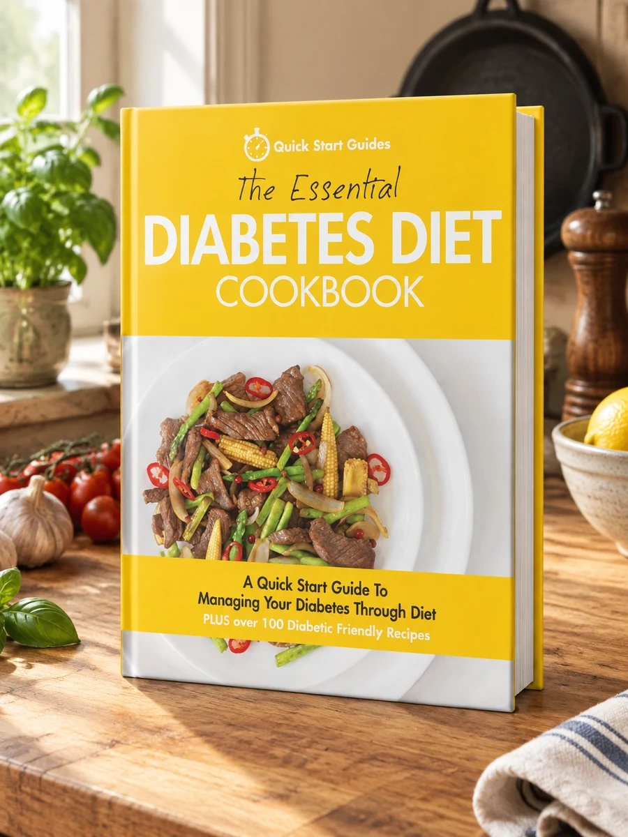 The Essential Diabetes Diet Cookbook: A Quick Start Guide To Managing Your Diabetes Through Diet