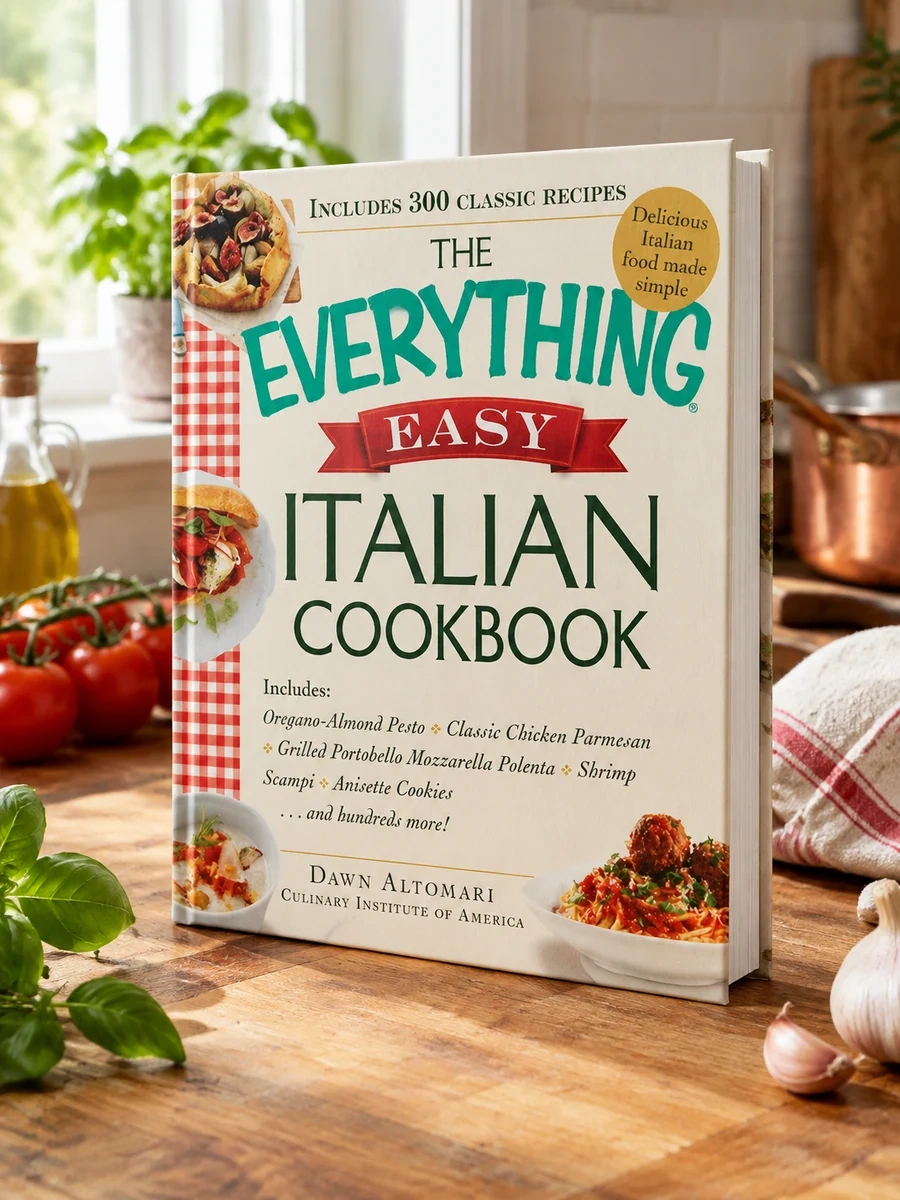 The Everything Easy Italian Cookbook: Includes Oregano-Almond Pesto, Classic Chicken Parmesan, Grilled Portobello Mozzarella Polenta, Shrimp Scampi, Anise