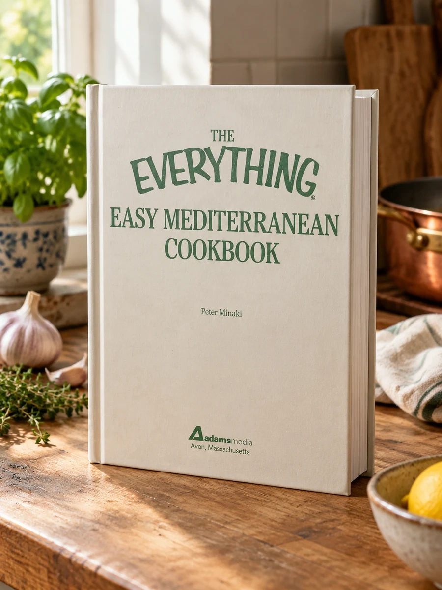 The Everything Easy Mediterranean Cookbook: Includes Spicy Olive Chicken, Penne All'arrabbiata, Catalan Potatoes, Mussels Marinara, Date-Almond Pie...and
