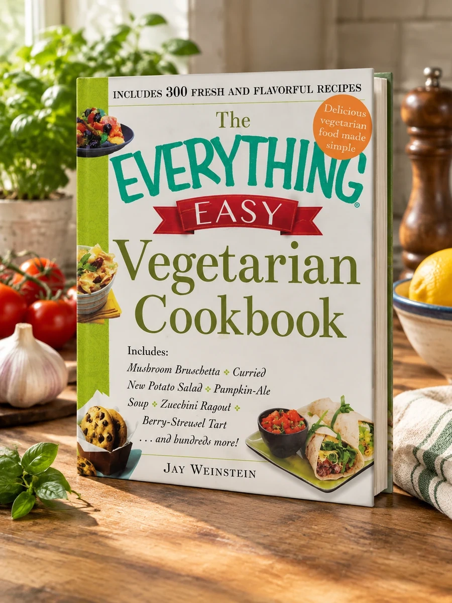 The Everything Easy Vegetarian Cookbook: Includes Mushroom Bruschetta, Curried New Potato Salad, Pumpkin-Ale Soup, Zucchini Ragout, Berry-Streusel Tart...