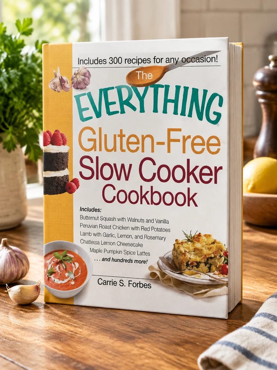 The Everything Gluten-Free Slow Cooker Cookbook: Includes Butternut Squash with Walnuts and Vanilla, Peruvian Roast Chicken with Red Potatoes, Lamb with G