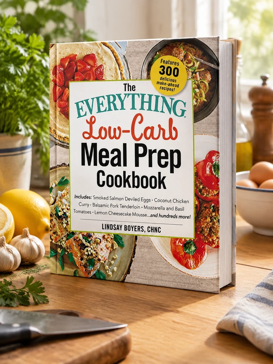 The Everything Low-Carb Meal Prep Cookbook: Includes: -Smoked Salmon Deviled Eggs -Coconut Chicken Curry -Balsamic Pork Tenderloin -Mozzarella and Basil T