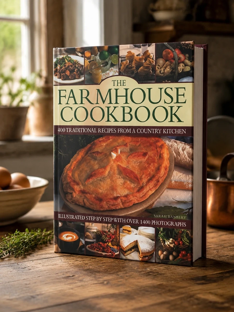 The Farmhouse Cookbook: 400 Traditional Recipes from a Country Kitchen, Illustrated Step by Step with Over 1400 Photographs