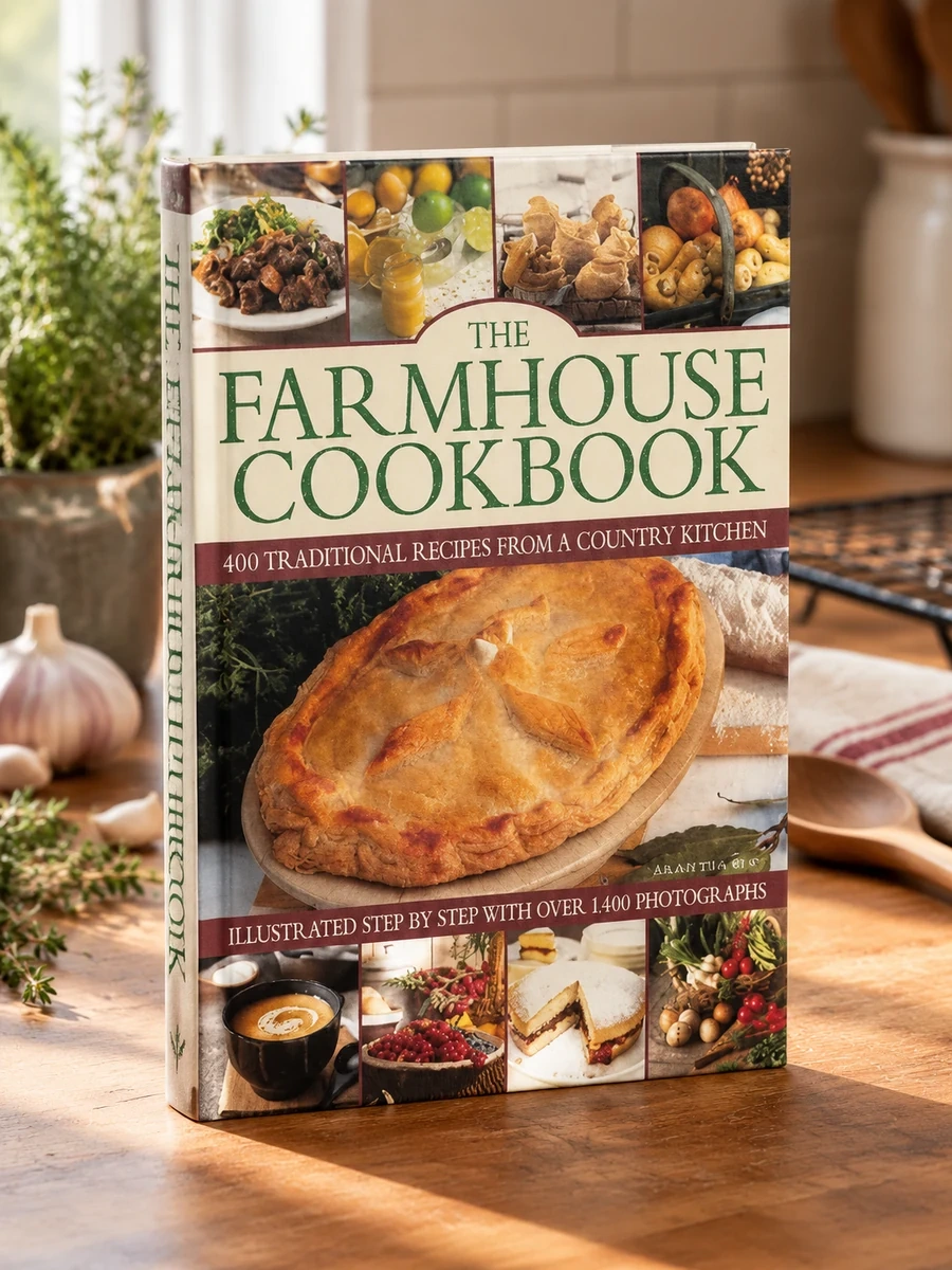 The Farmhouse Cookbook: 400 Traditional Recipes from a Country Kitchen, Illustrated Step by Step with Over 1400 Photographs