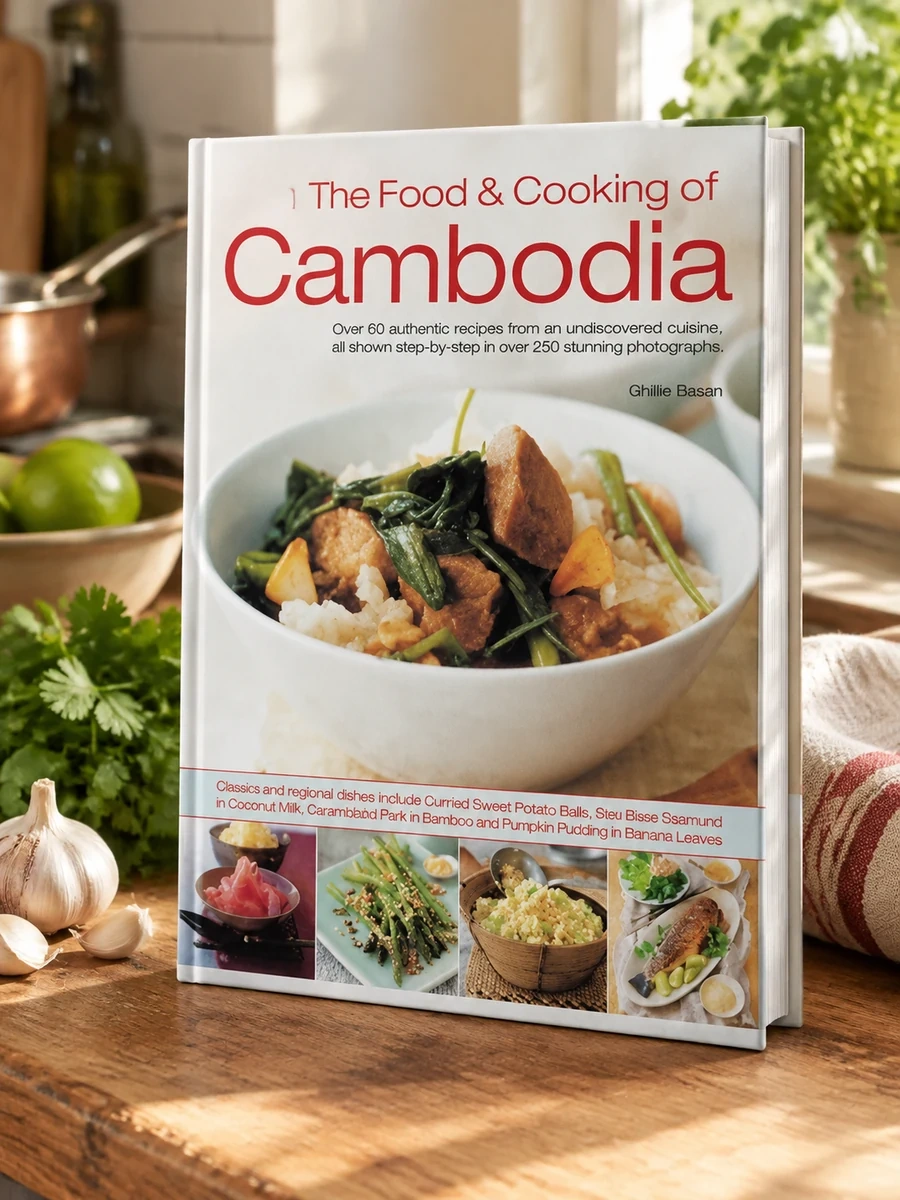 The Food & Cooking of Cambodia: Over 60 Authentic Classic Recipes from an Undiscovered Cuisine, Shown Step by Step in Over 300 Stunning Photographs