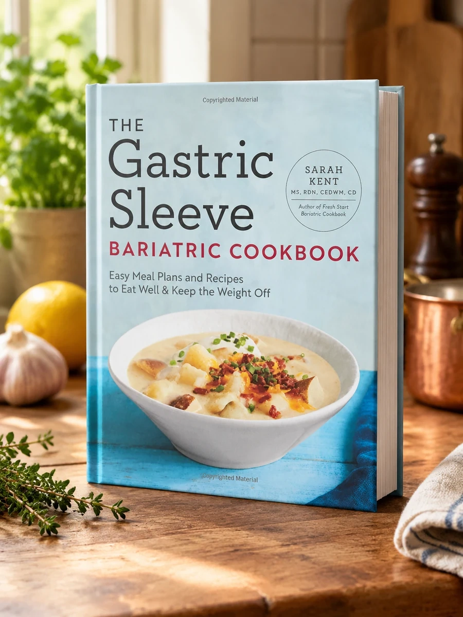 Cover of The Gastric Sleeve Bariatric Cookbook: Easy Meal Plans and Recipes to Eat Well & Keep the Weight Off