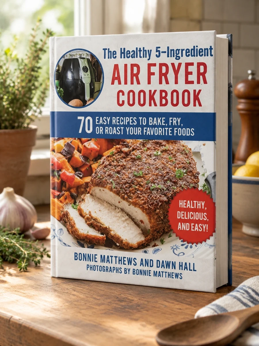The Healthy 5-Ingredient Air Fryer Cookbook: 70 Easy Recipes to Bake, Fry, or Roast Your Favorite Foods