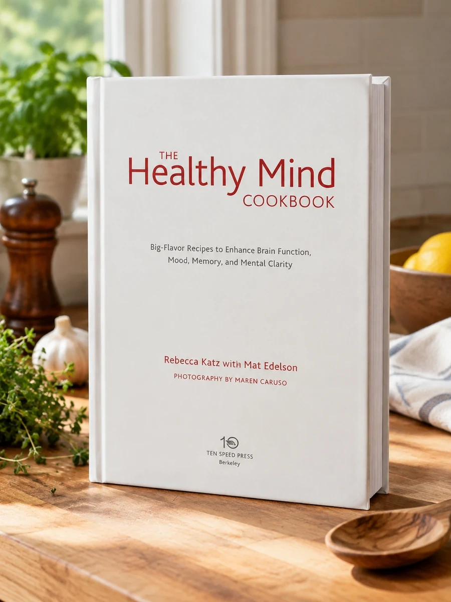 Cover of The Healthy Mind Cookbook: Big-Flavor Recipes to Enhance Brain Function, Mood, Memory, and Mental Clarity