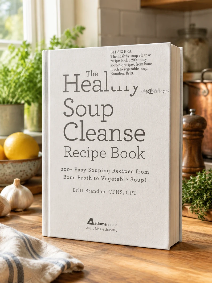 Cover of The Healthy Soup Cleanse Recipe Book: 200+ Easy Souping Recipes from Bone Broth to Vegetable Soup