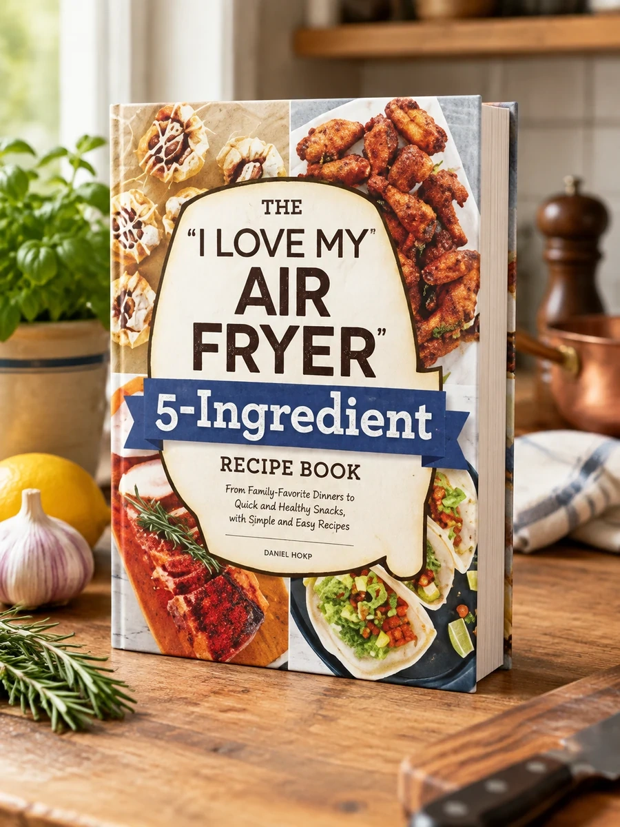 The I Love My Air Fryer 5-Ingredient Recipe Book: From French Toast Sticks to Buttermilk-Fried Chicken Thighs, 175 Quick and Easy Recipes