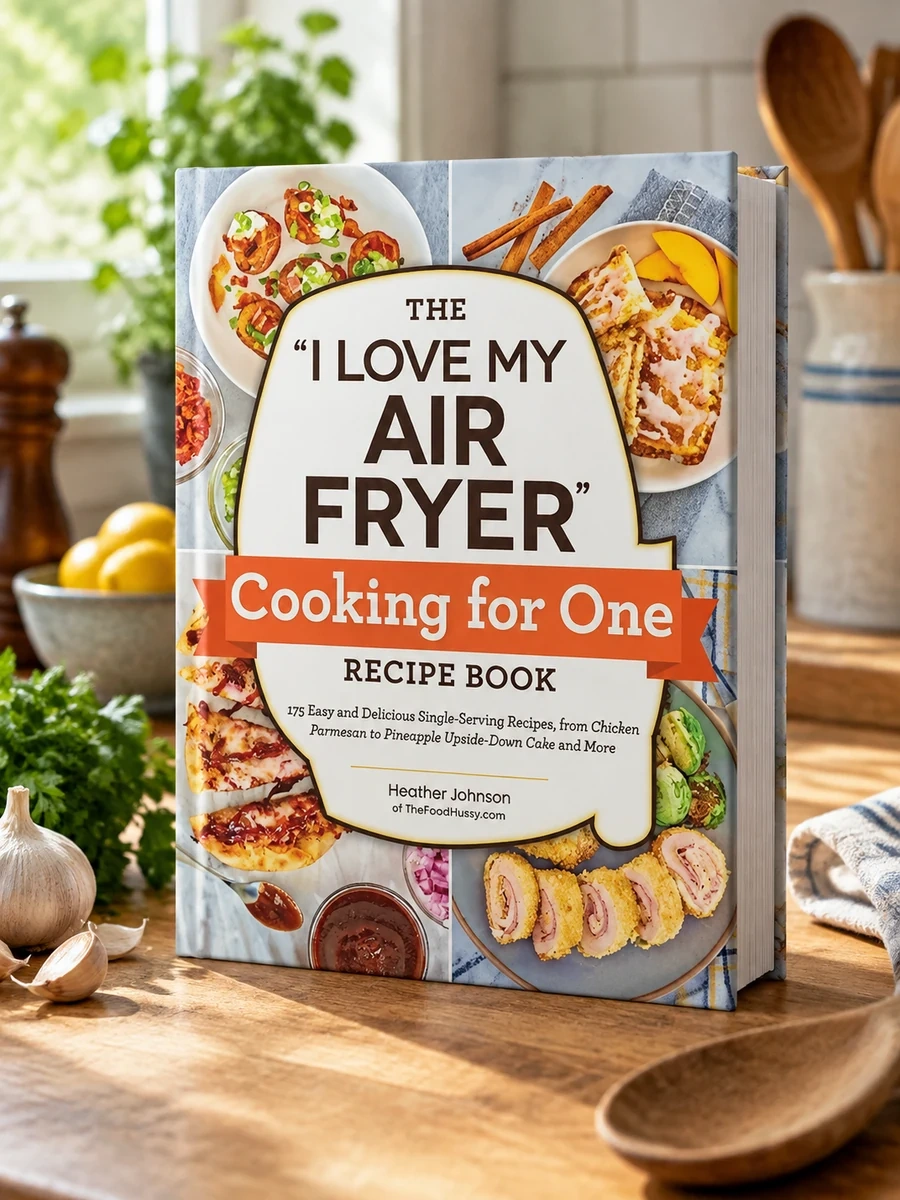 The I Love My Air Fryer Cooking for One Recipe Book: 175 Easy and Delicious Single-Serving Recipes, from Chicken Parmesan to Pineapple Upside-Down Cake an