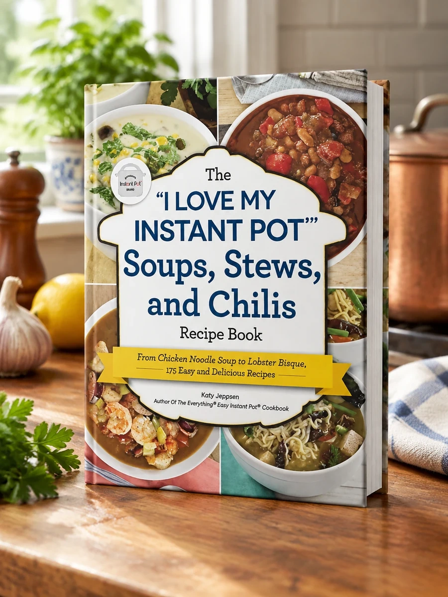 The I Love My Instant Pot(r) Soups, Stews, and Chilis Recipe Book: From Chicken Noodle Soup to Lobster Bisque, 175 Easy and Delicious Recipes