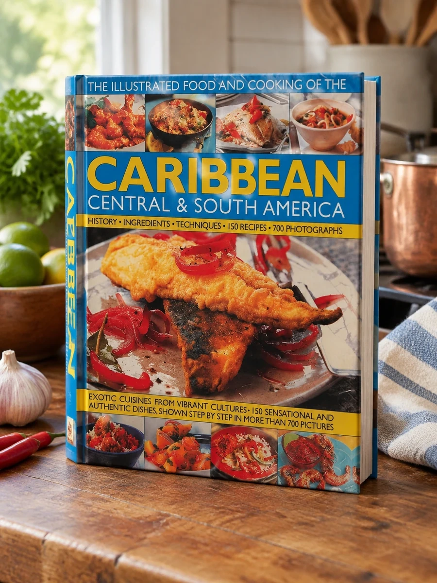 The Illustrated Food and Cooking of the Caribbean, Central & South America: History, Ingredients, Techniques