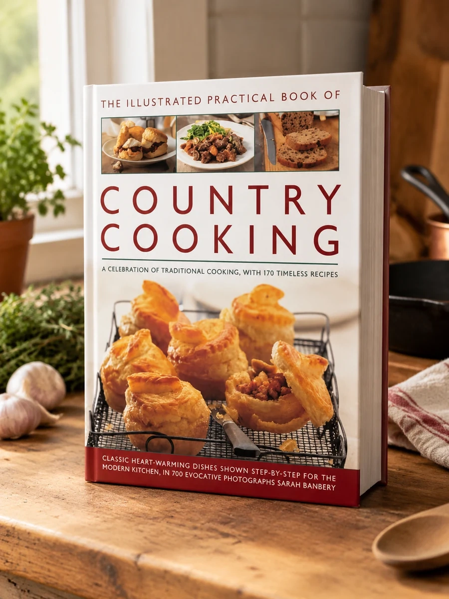 The Illustrated Practical Book of Country Cooking: A Celebration of Traditional Country Cooking, with 170 Timeless Recipes