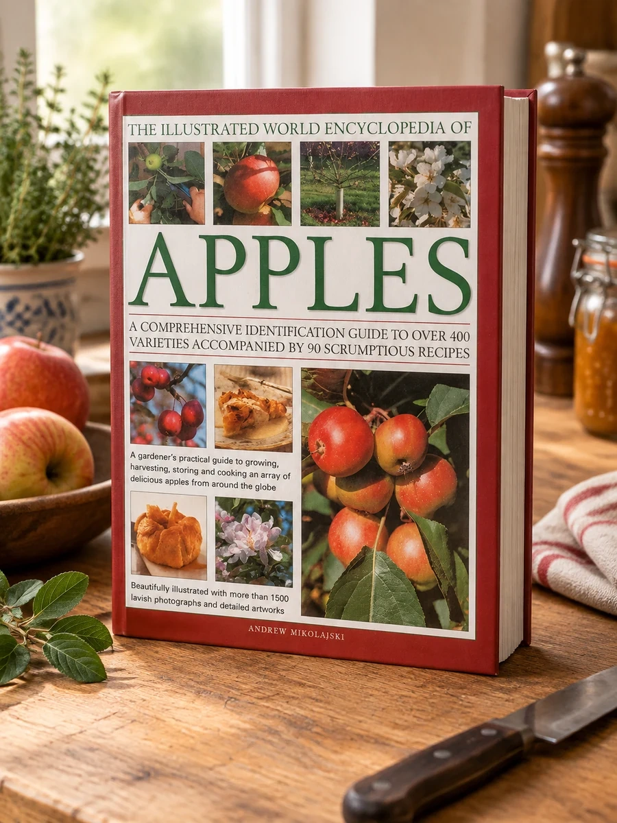 The Illustrated World Encyclopedia of Apples: A Comprehensive Identification Guide to Over 400 Varieties Accompanied by 60 Scrumptious Recipes