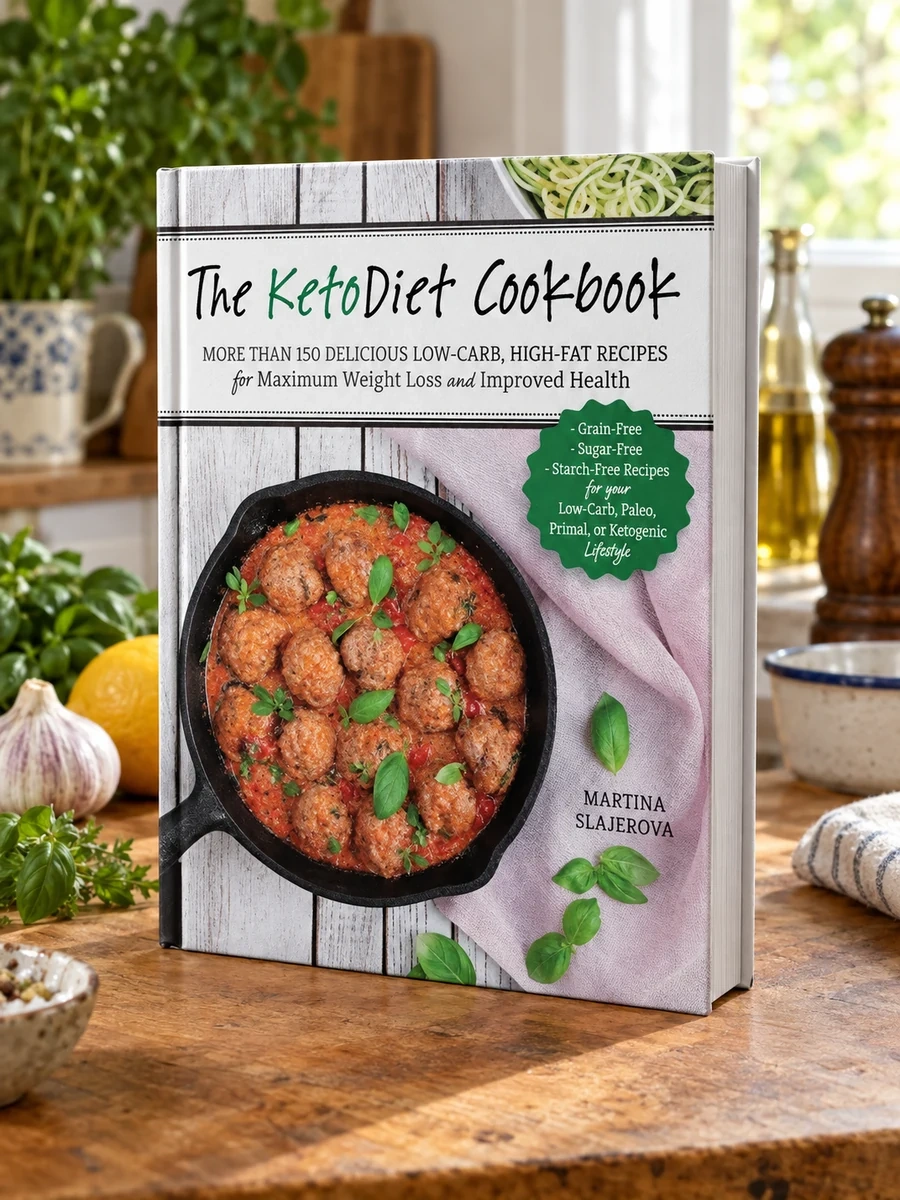 The Ketodiet Cookbook: More Than 150 Delicious Low-Carb, High-Fat Recipes for Maximum Weight Loss and Improved Health -- Grain-Free, Sugar-Free, Starch-Fr