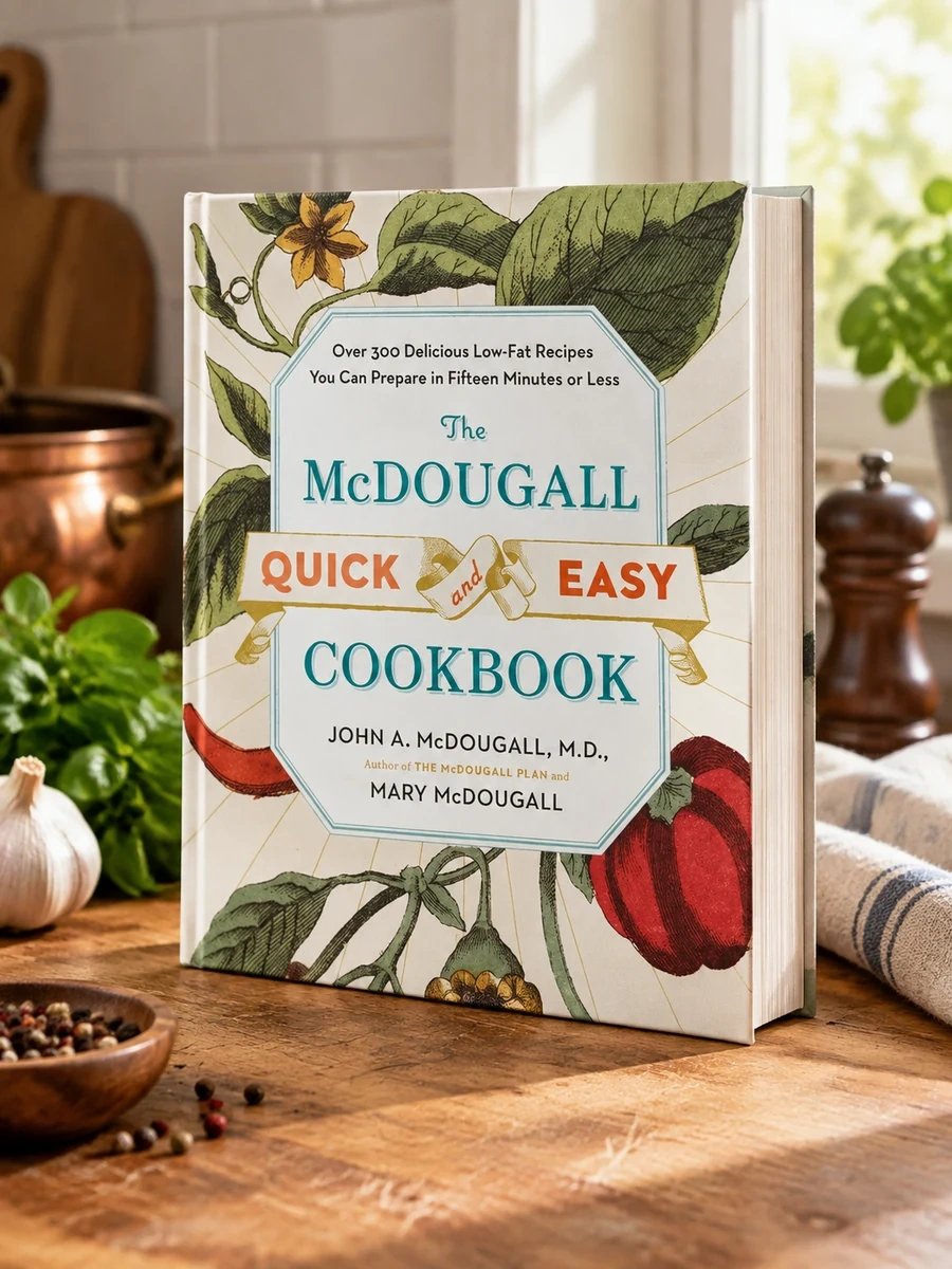 The McDougall Quick and Easy Cookbook: Over 300 Delicious Low-Fat Recipes You Can Prepare in Fifteen Minutes or Less